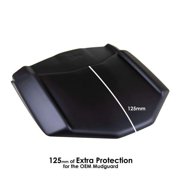 Pyramid Plastics Pyramid Hugger Extension | Matte Black | Kawasaki Versys 1000 2012>2018